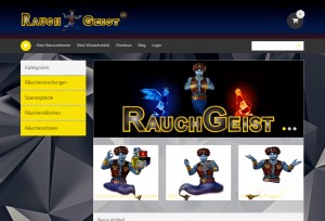 neuer RauchGeist shop Screenshot